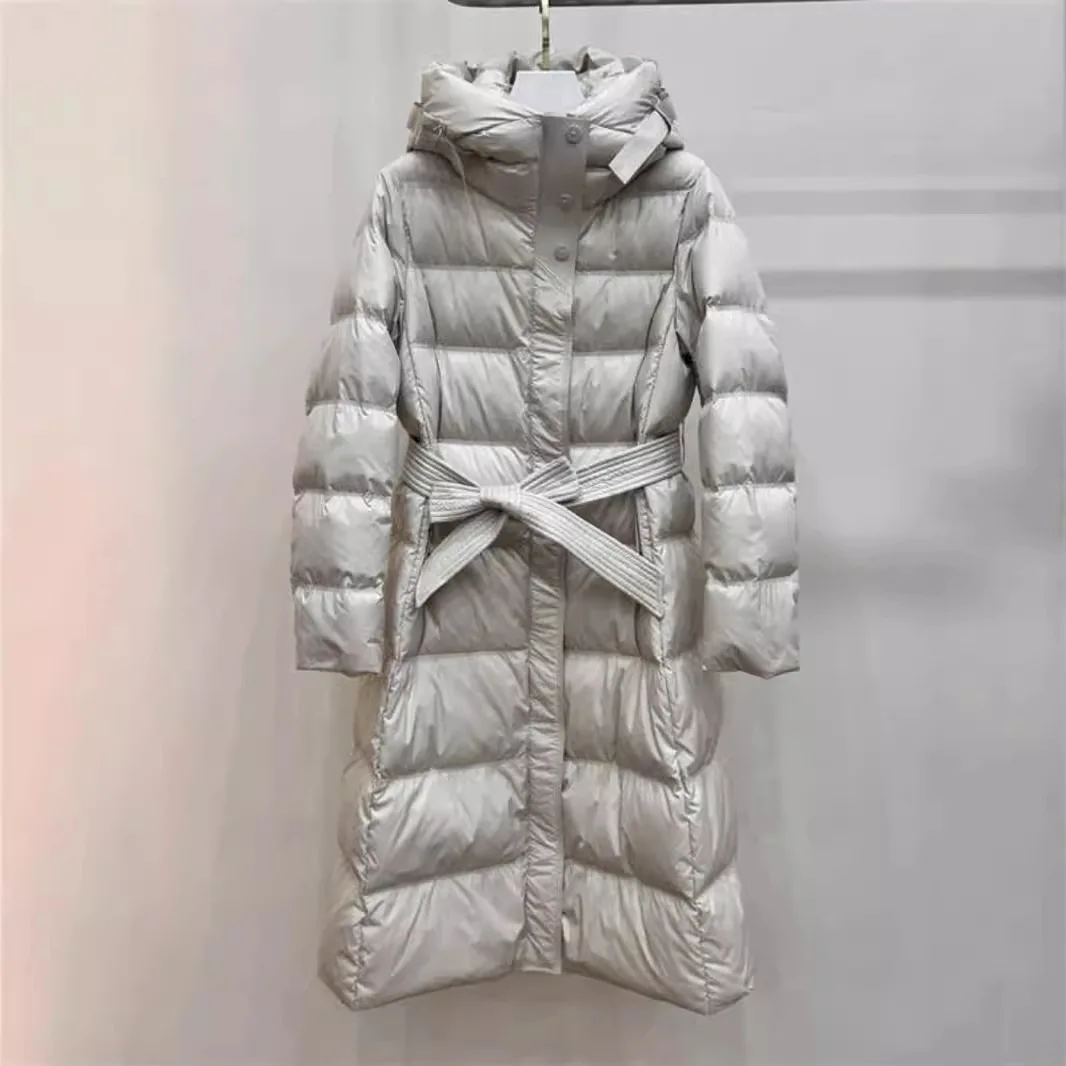 Женский длинный пуховик - Фотография_5