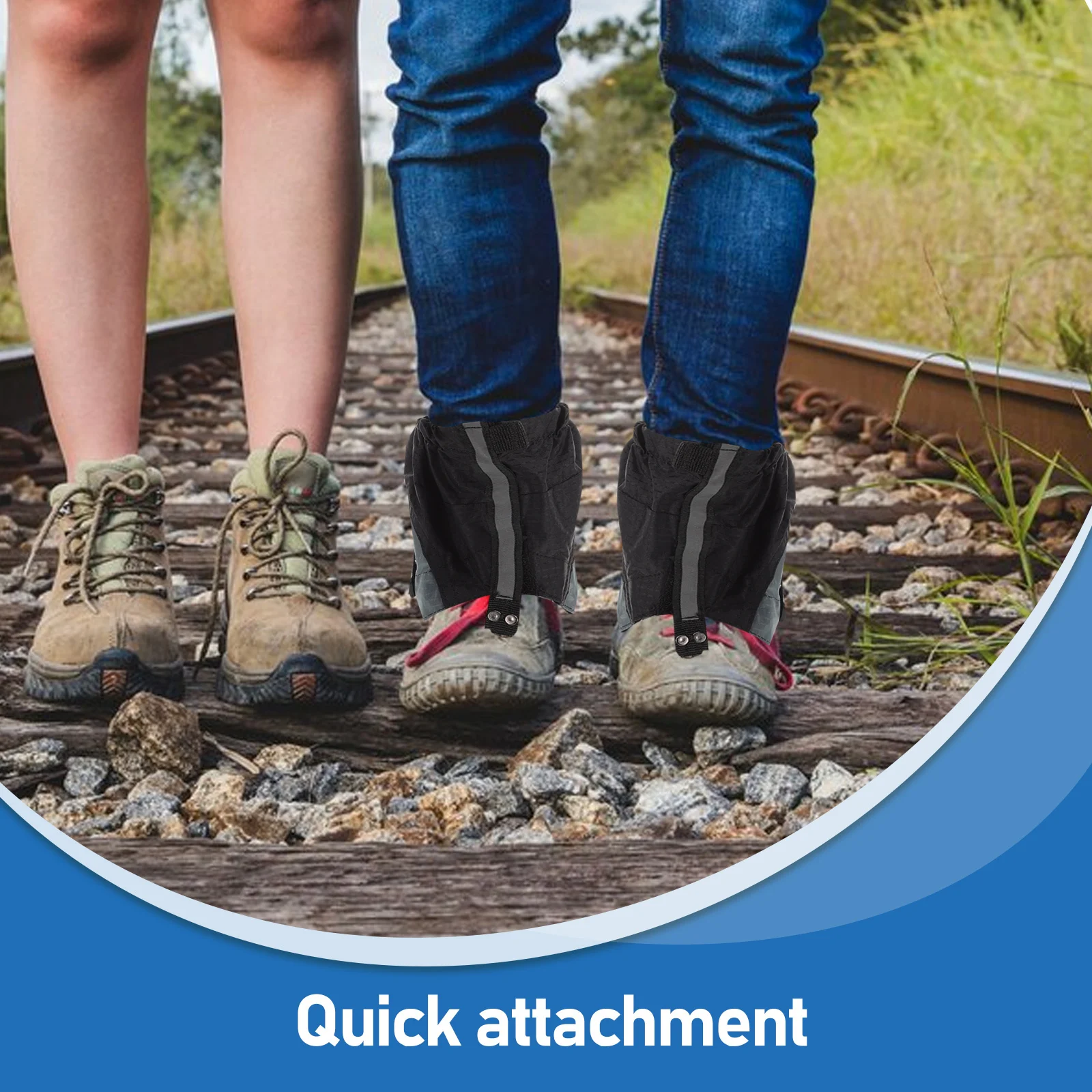 1 пара мужских и женских походных гетр - Фотография_5