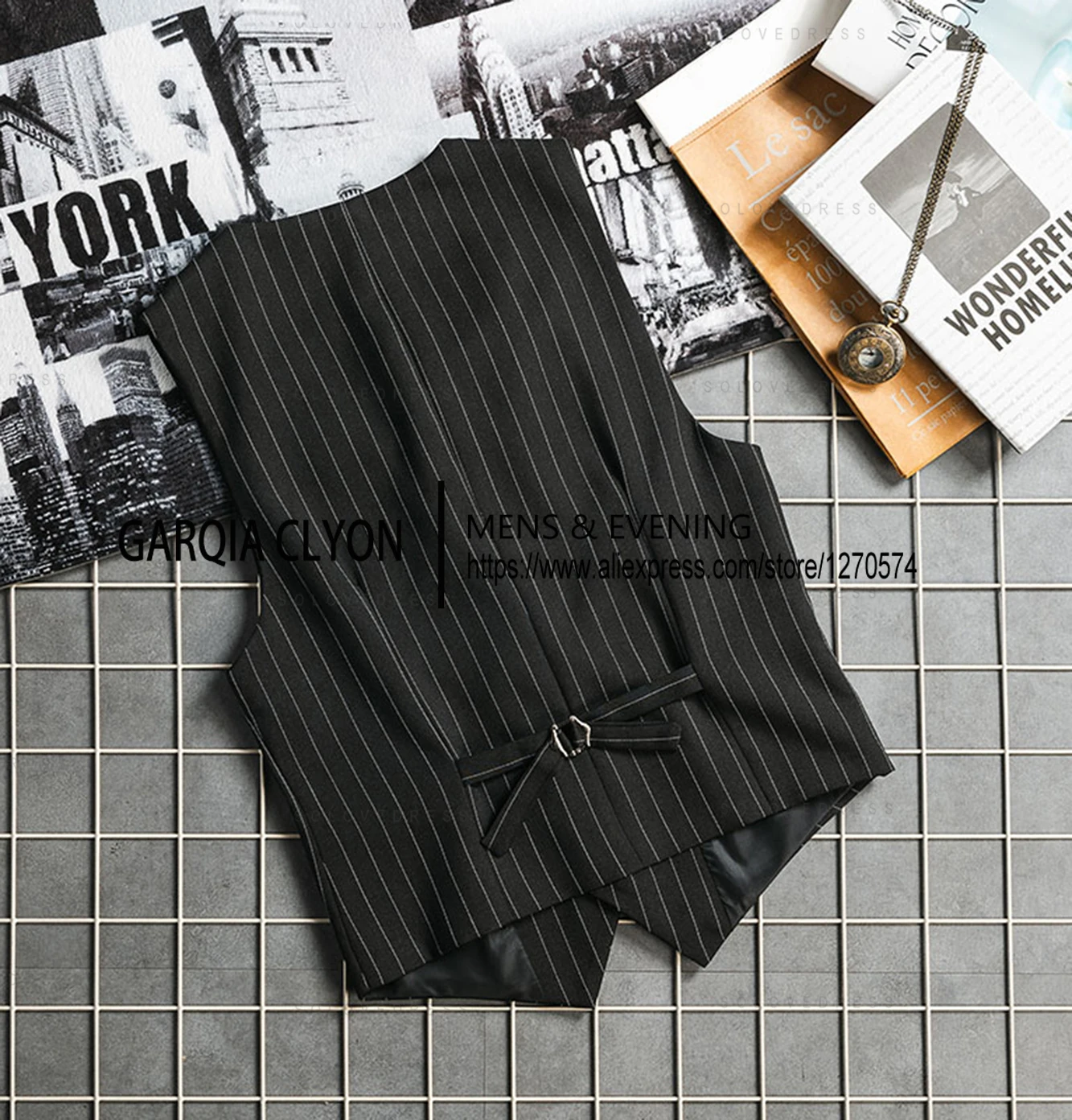 Жилет мужской в полоску - Фотография_4