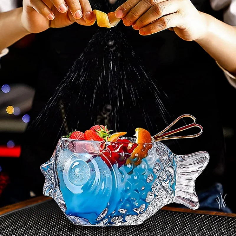 Креативный 3d прозрачный бар в форме рыбы - Фотография_2