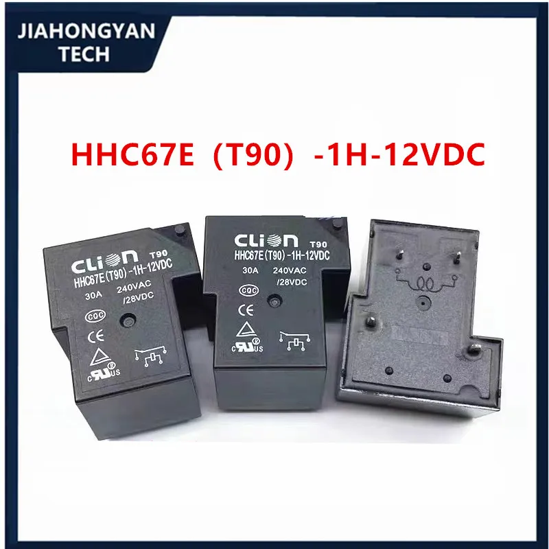 Оригинальное 4-контактное реле hhc67e (t90) -1h-12vdc hhc67e -1h-24vdc