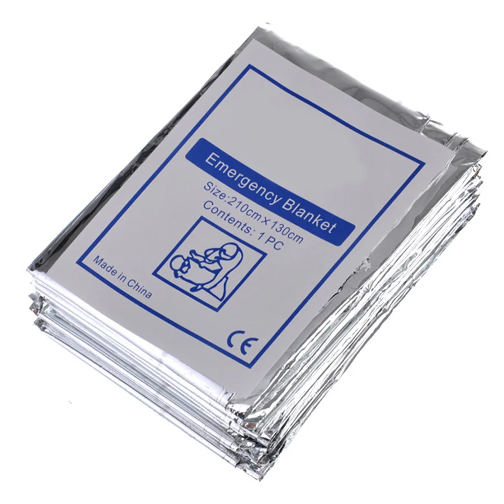 Светоотражающее одеяло для аварийного выживания 210x130 см - Фотография_2