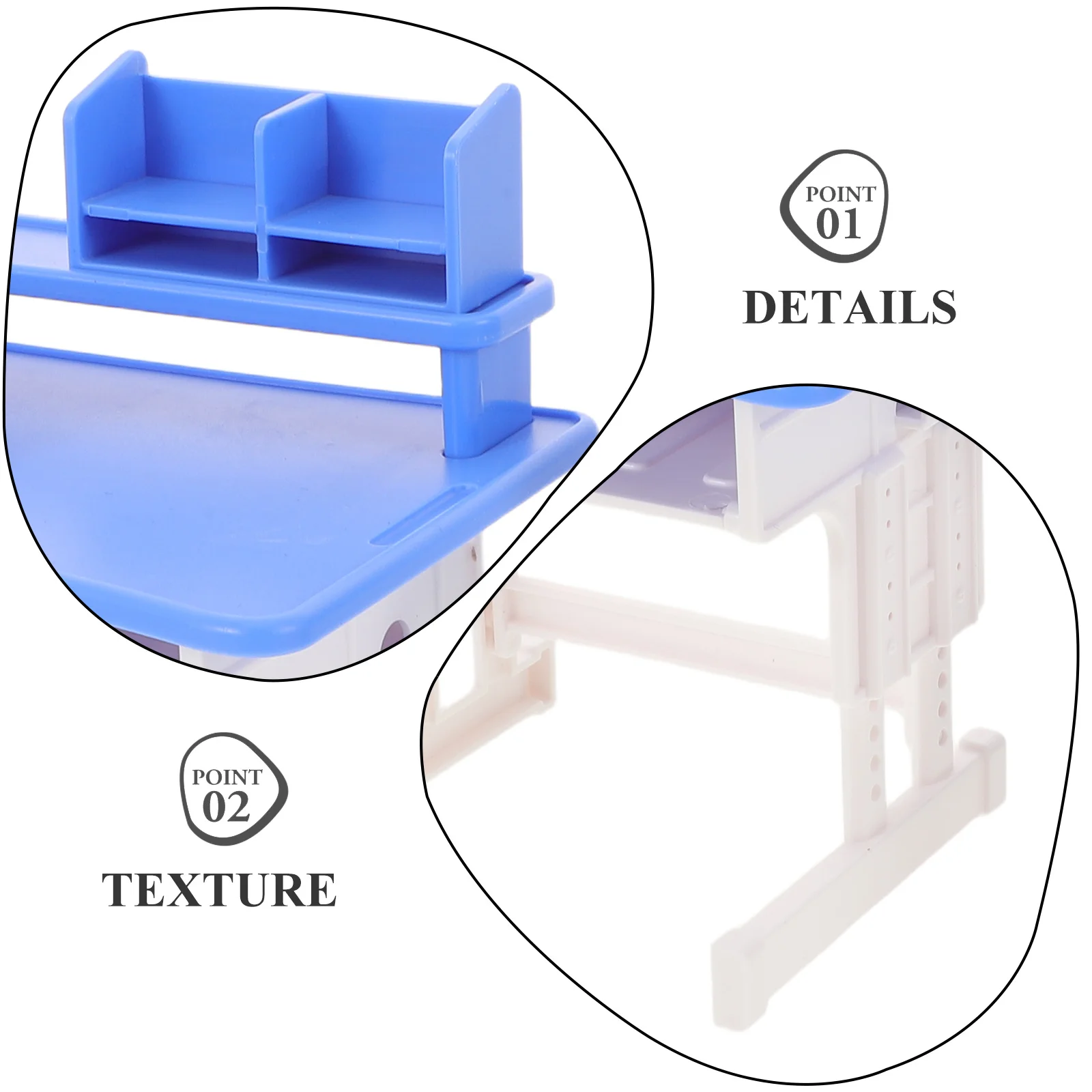 1 комплект, миниатюрный школьный стол - Фотография_3