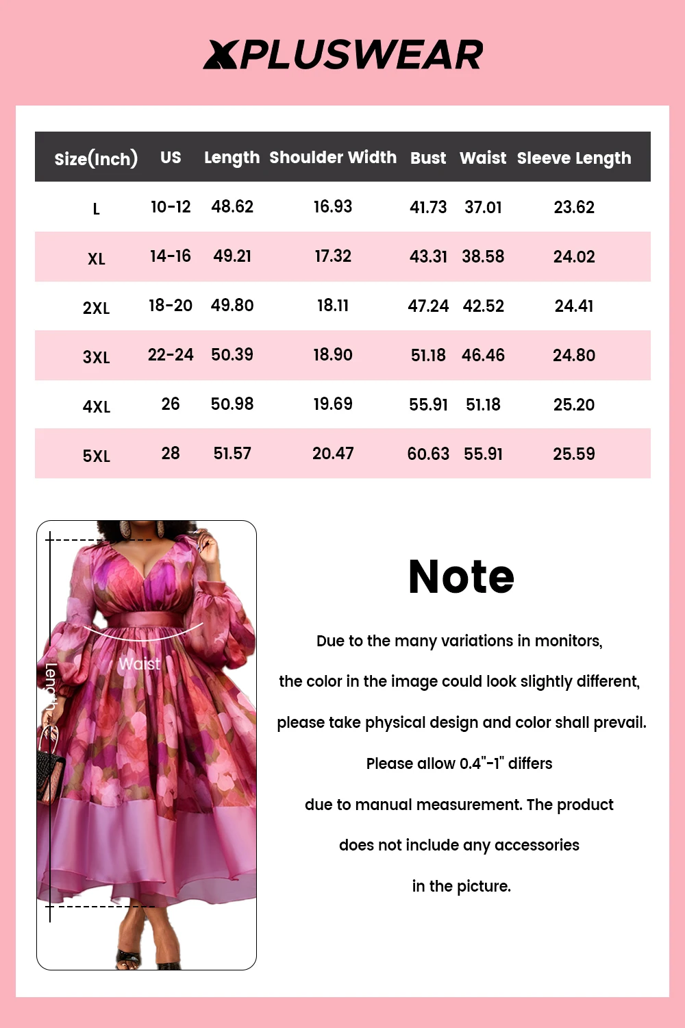 Формальные розовые платья миди - Фотография_5