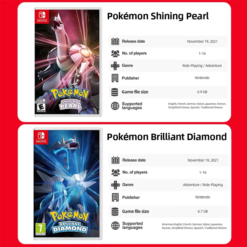 Игровые предложения pokemon shiny diamond - nintendo switch - Фотография_2