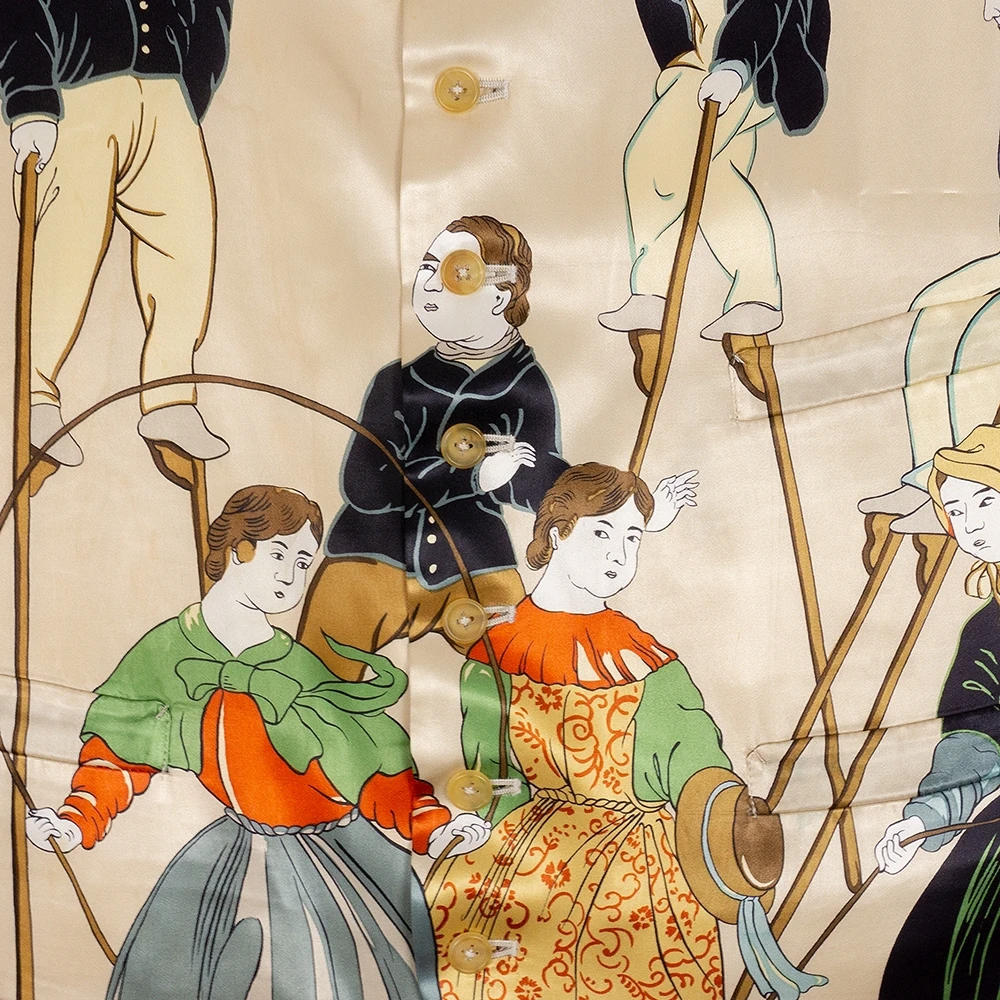 Мужской шелковый повседневный жилет yamamoto с принтом от rok @ umeikan - Фотография_4