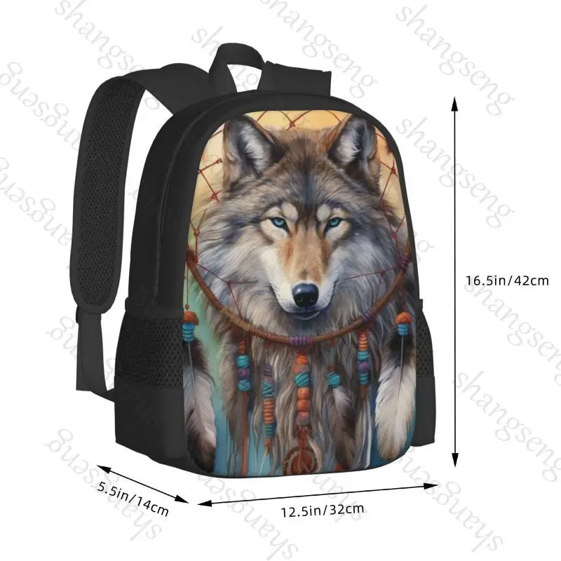 Galaxy wolf dreamcatcher большой - Фотография_2