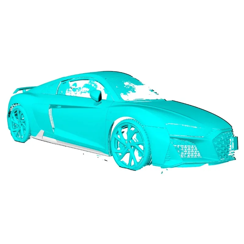 Боковая юбка из волокна carbon для audi r8 v10 2023 - Фотография_2