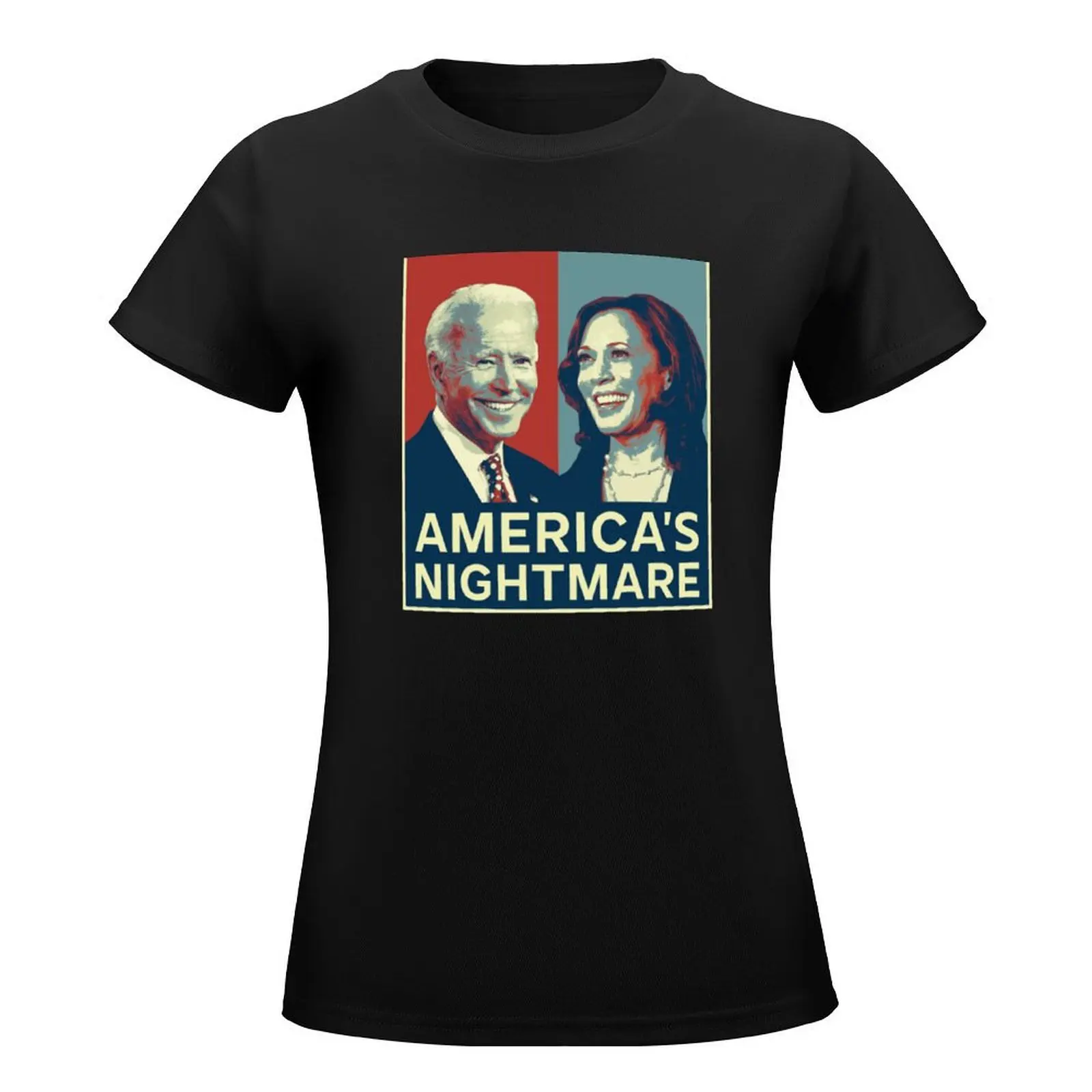Футболка america's nightmare anti biden harris - Фотография_2