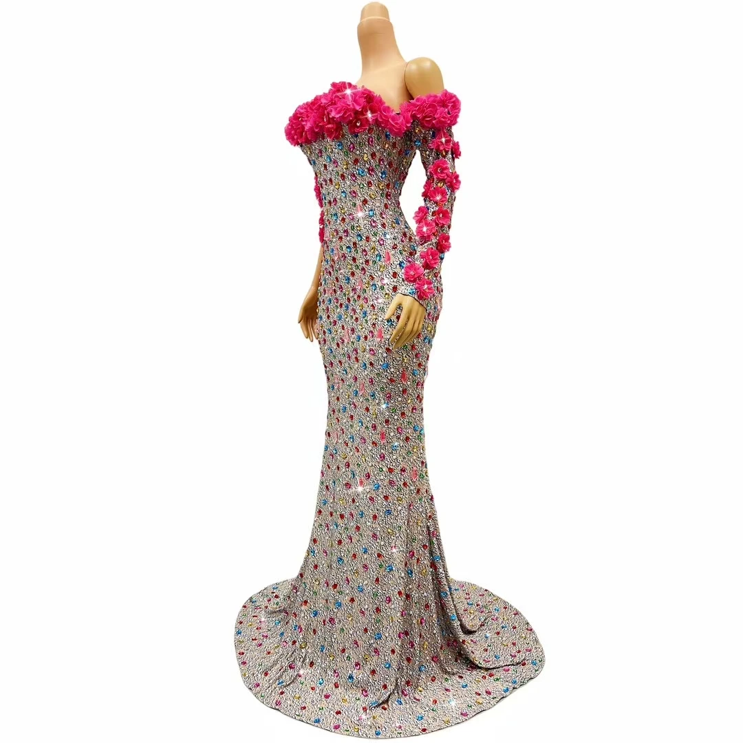 Caihualuo роскошные красные платья - Фотография_3