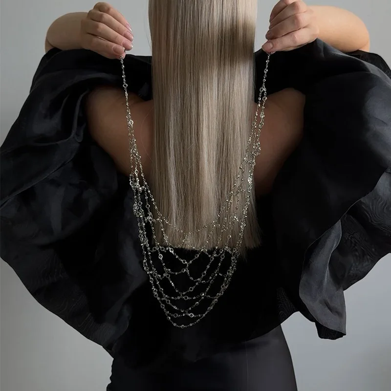 Hq роскошные жемчужные цепочки для волос - Фотография_4