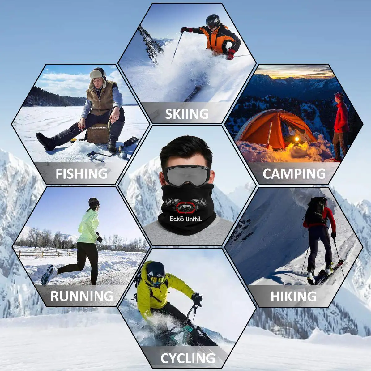 Ecko unltd гетры для шеи из микрофибры - Фотография_6