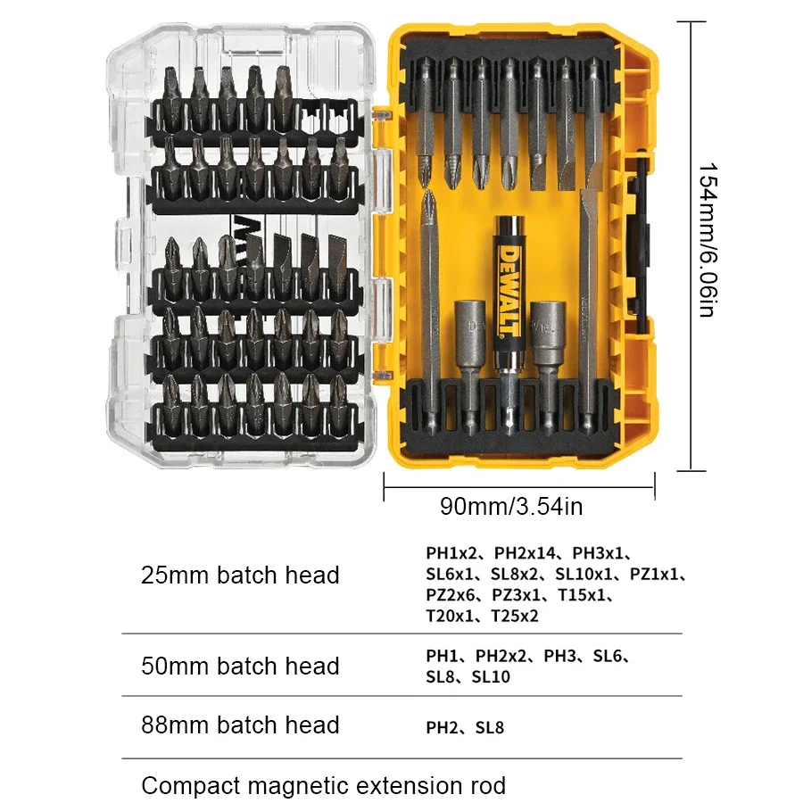 Dewalt dw2166 набор отверток из 45 предметов - Фотография_2