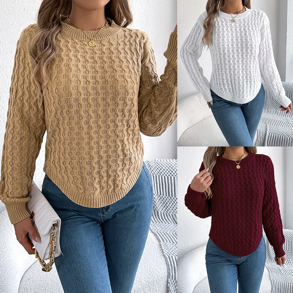 Women's sweater casual solid
