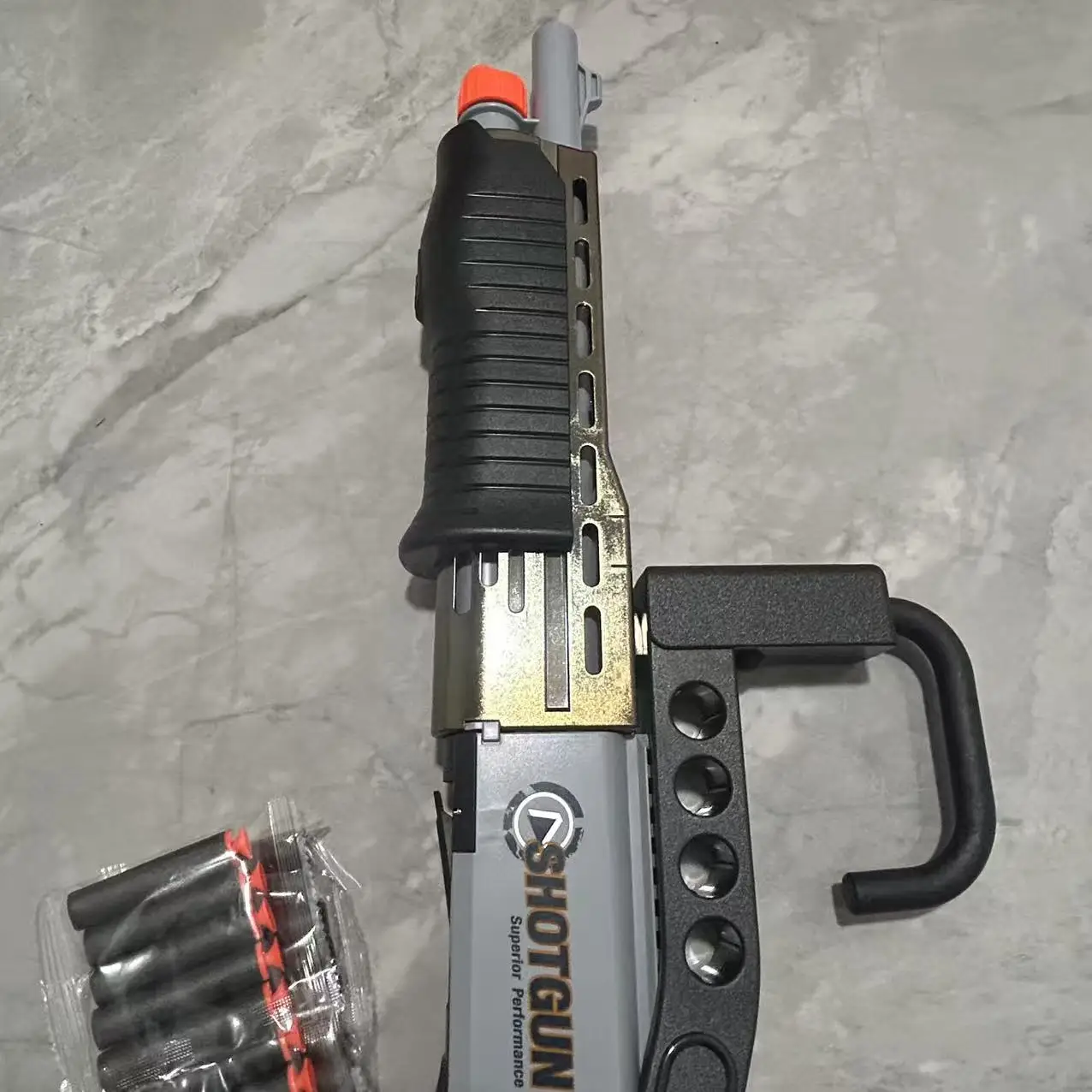 Детский пистолет для мягкой скорлупы 4 и 1 - Фотография_4