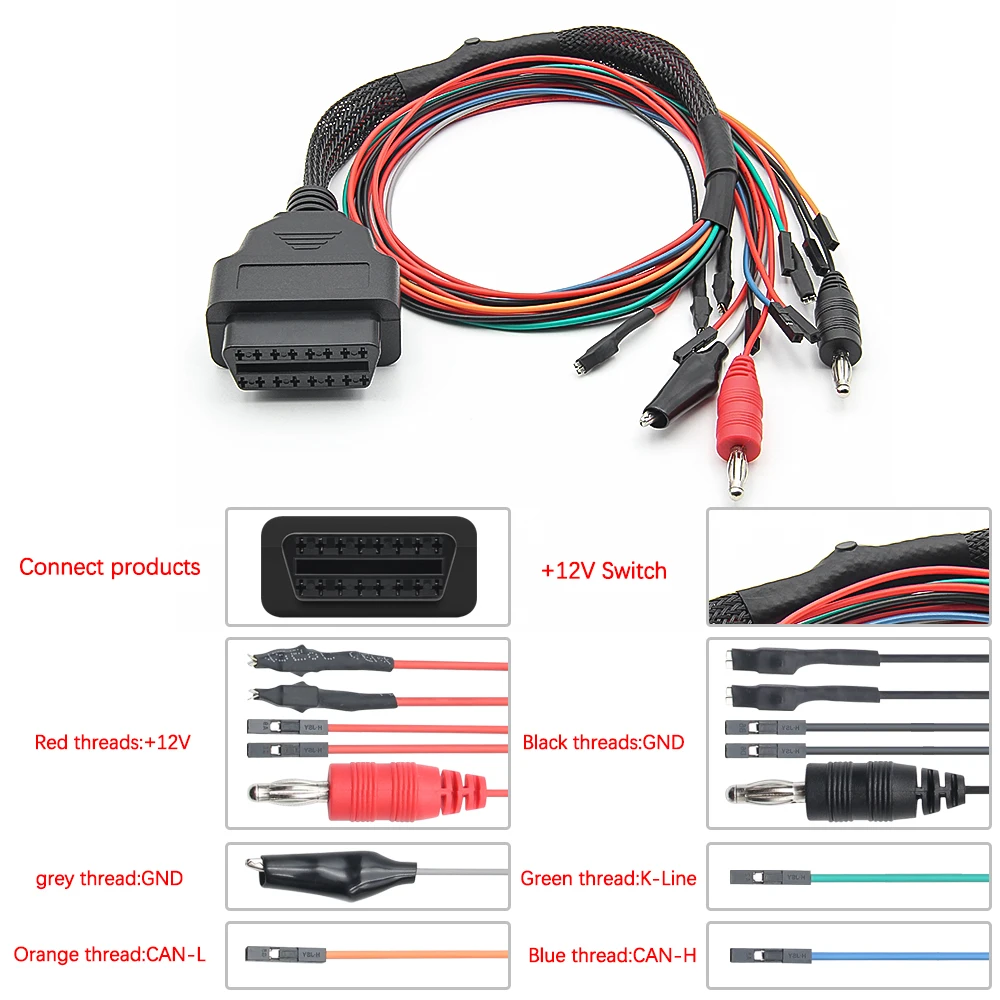 Новейший кабель mpps v21 v18 obd2 tricore для mpps v18 - Фотография_5