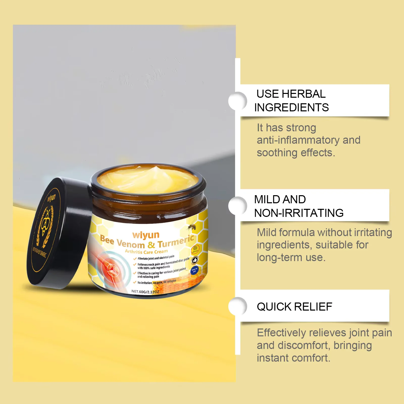 Крем для облегчения суставов с пчелиным ядом - Фотография_5