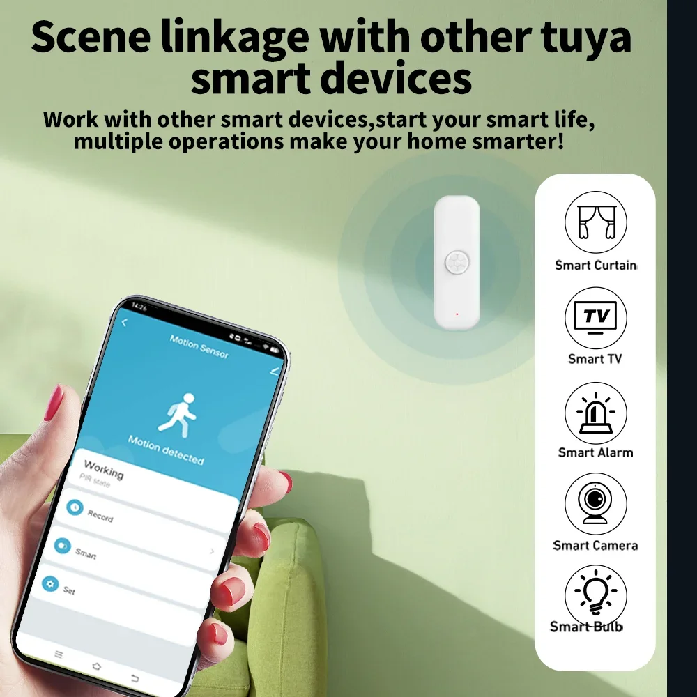 Tuya zigbee wifi датчик движения - Фотография_4