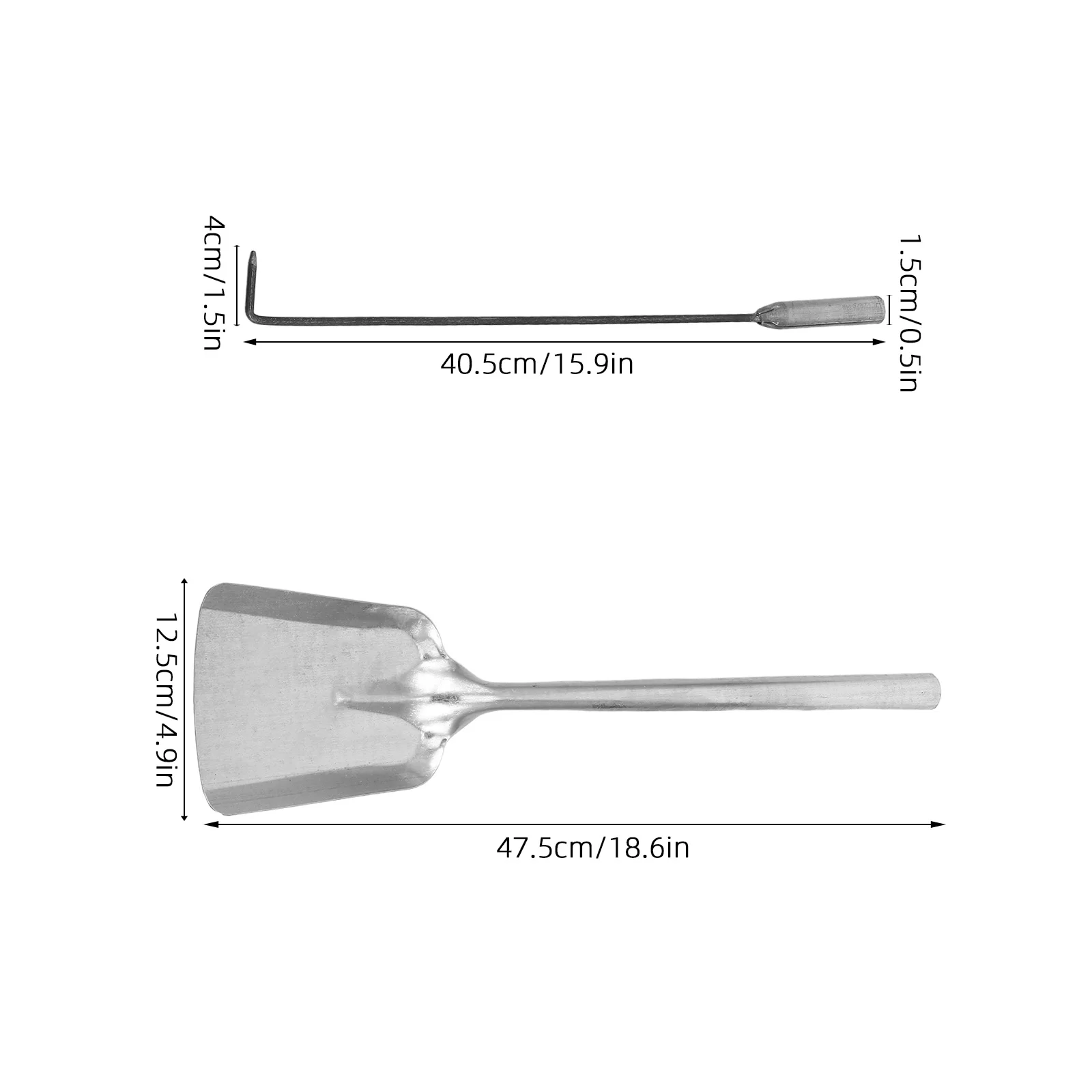 Набор инструментов для камина премиум-класса из нержавеющей стали - Фотография_4