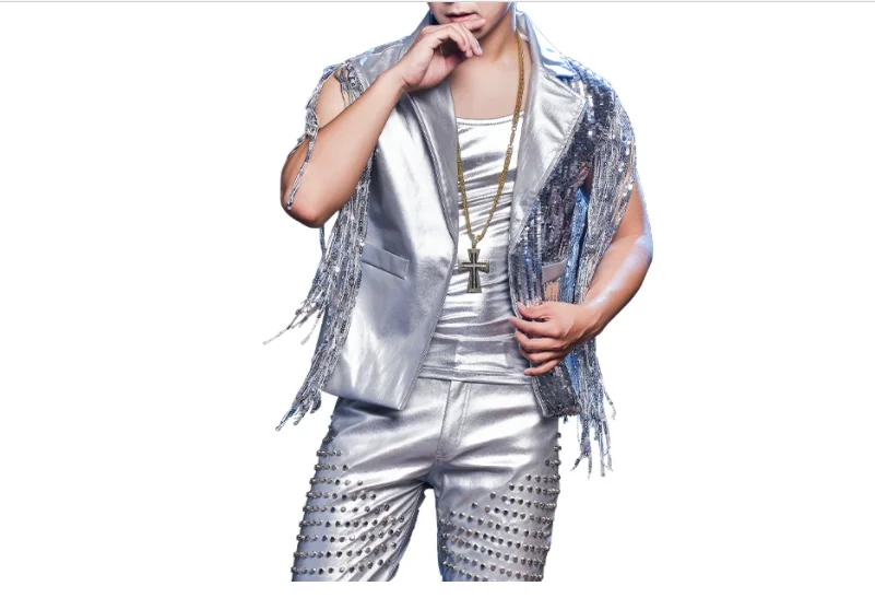 Модный мужской певец dj сценический - Фотография_6