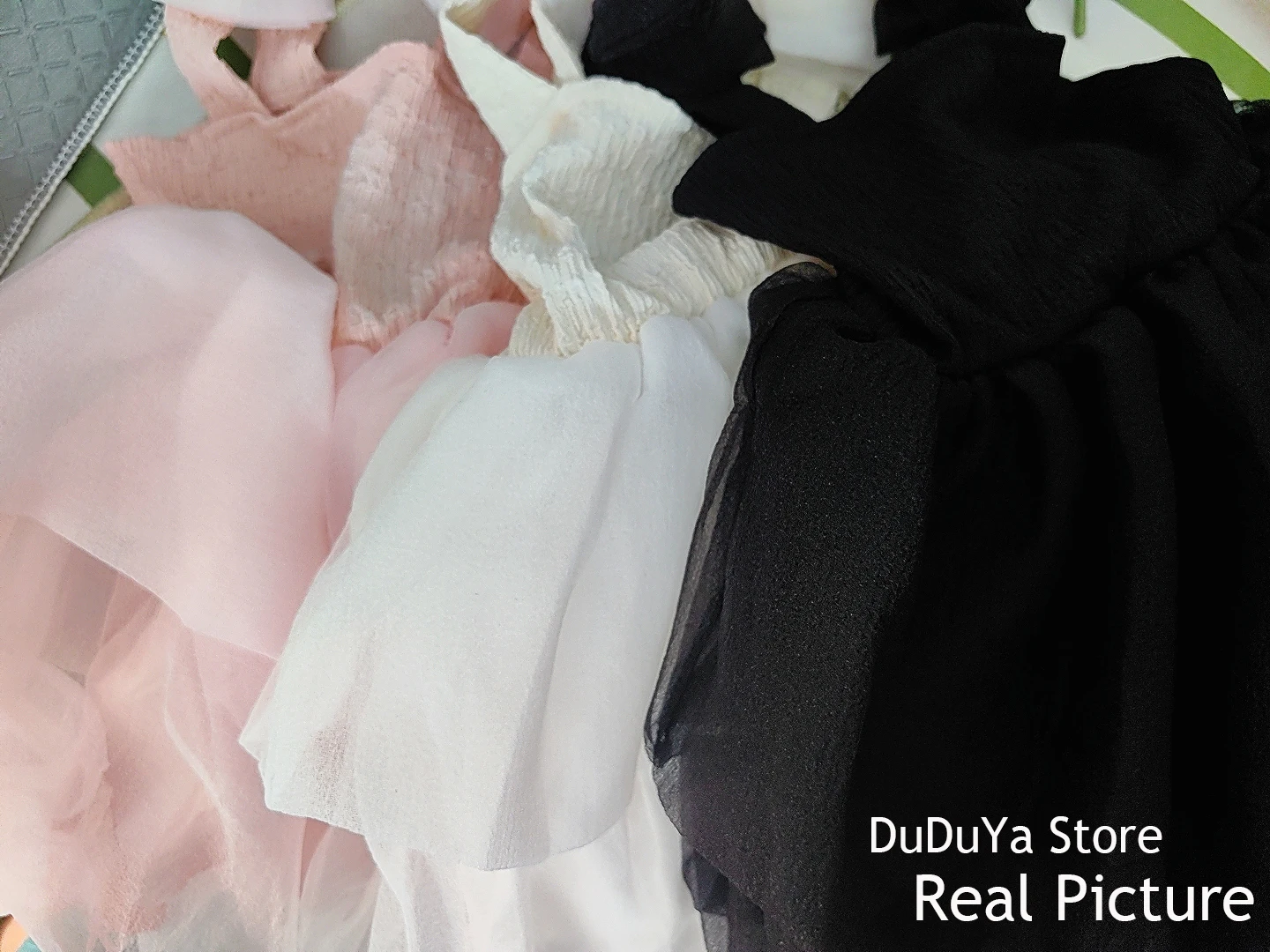 Летнее черное платье для маленьких девочек - Фотография_2