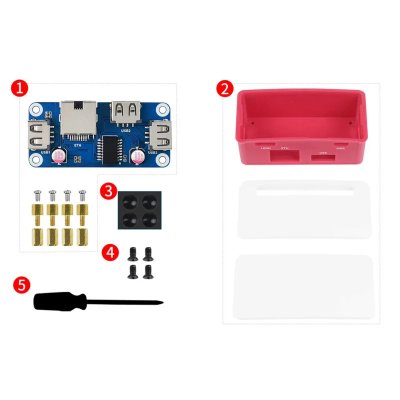 Плата расширения ethernet usb hub - Фотография_2