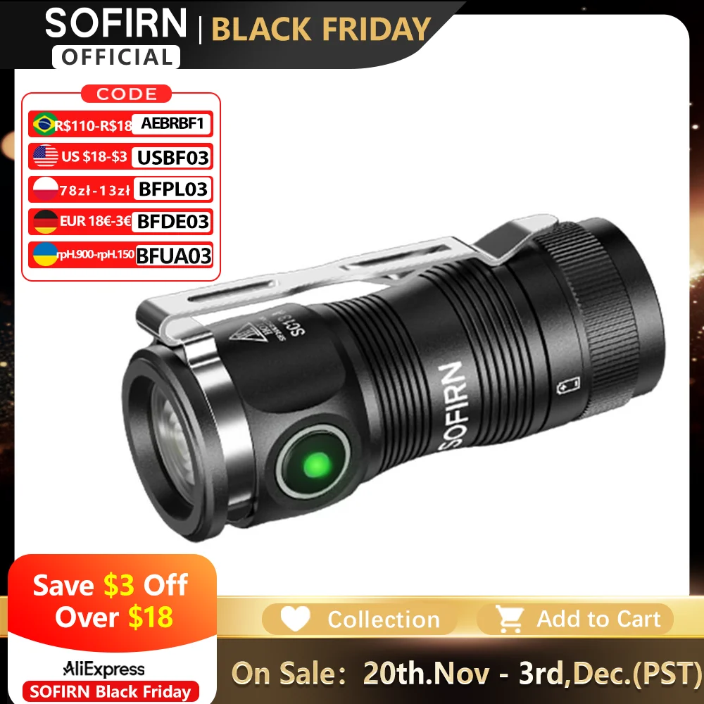 Sofirn sc13a anduril мощный свет