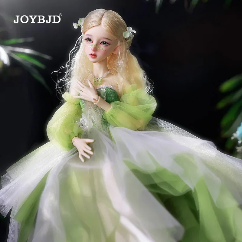 Bjd кукла весенний лес зеленый - Фотография_3