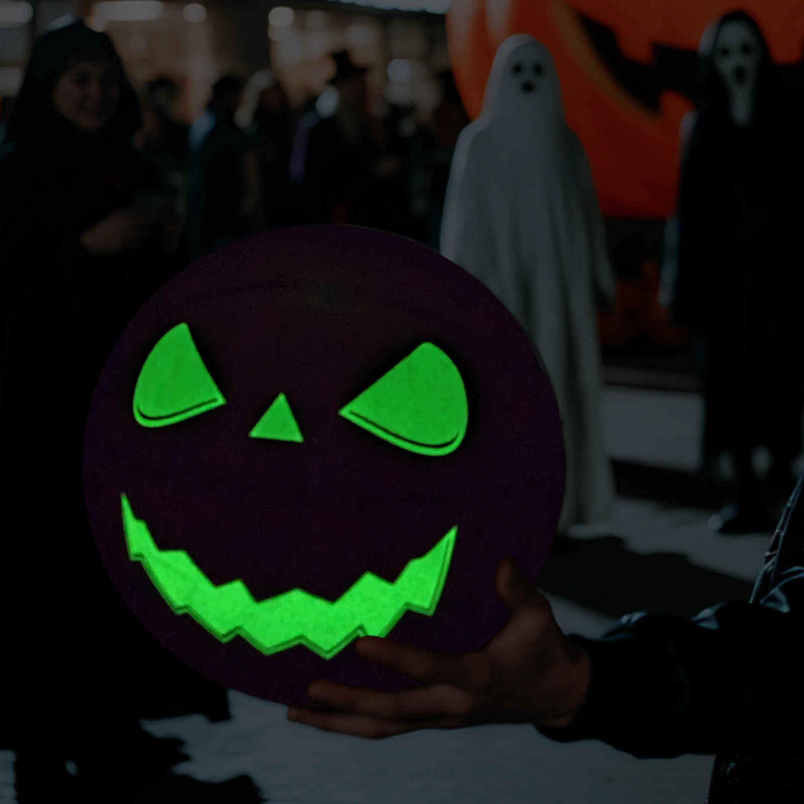 Jack-o'-lонарь светящийся баскетбольный мяч размер 7 - Фотография_2