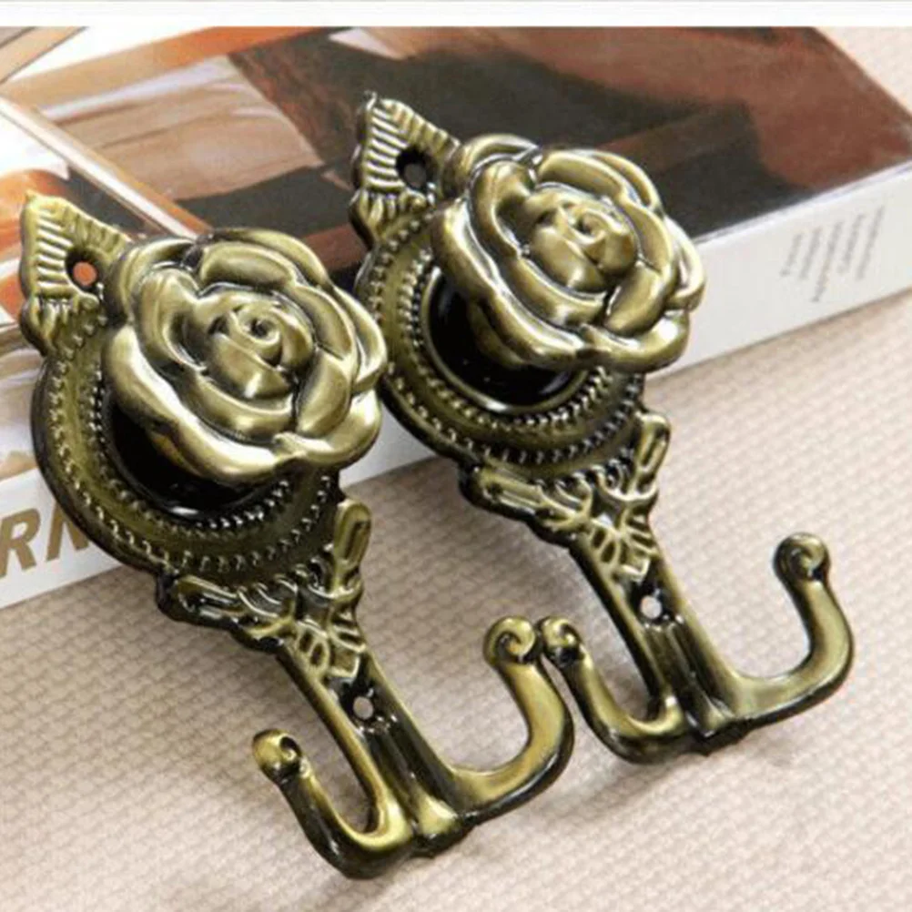 Настенные крючки для штор с вырезом розы - Фотография_5