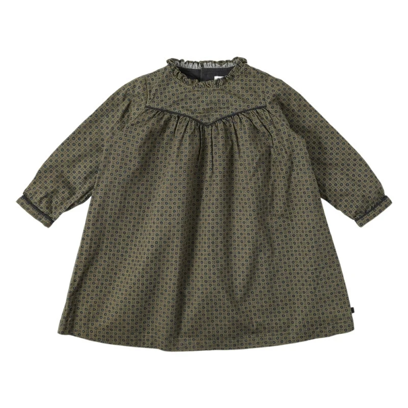 Весенне-осеннее новое французское платье для девочек - Фотография_6