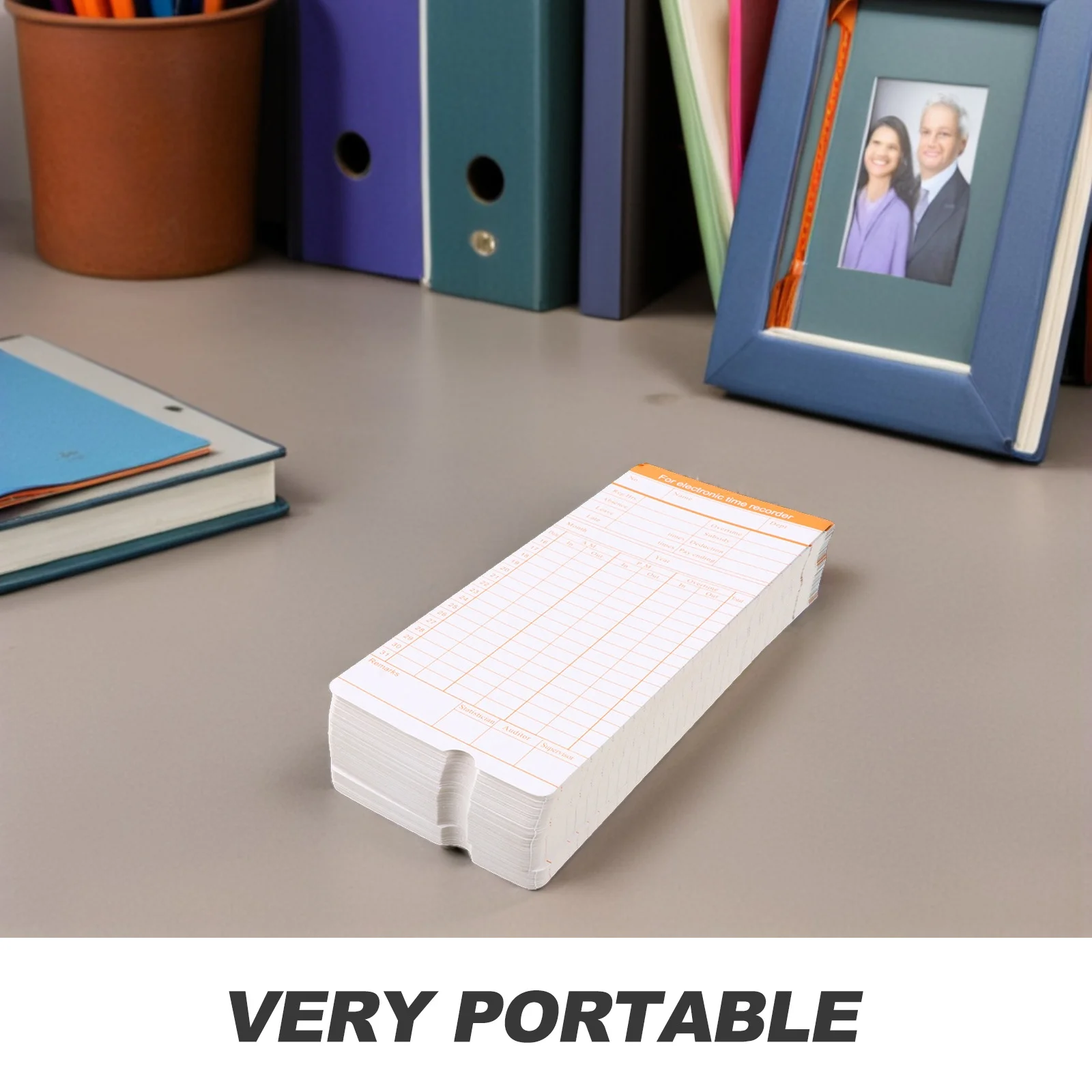 200 листов перфорированных карточек с временем - Фотография_2