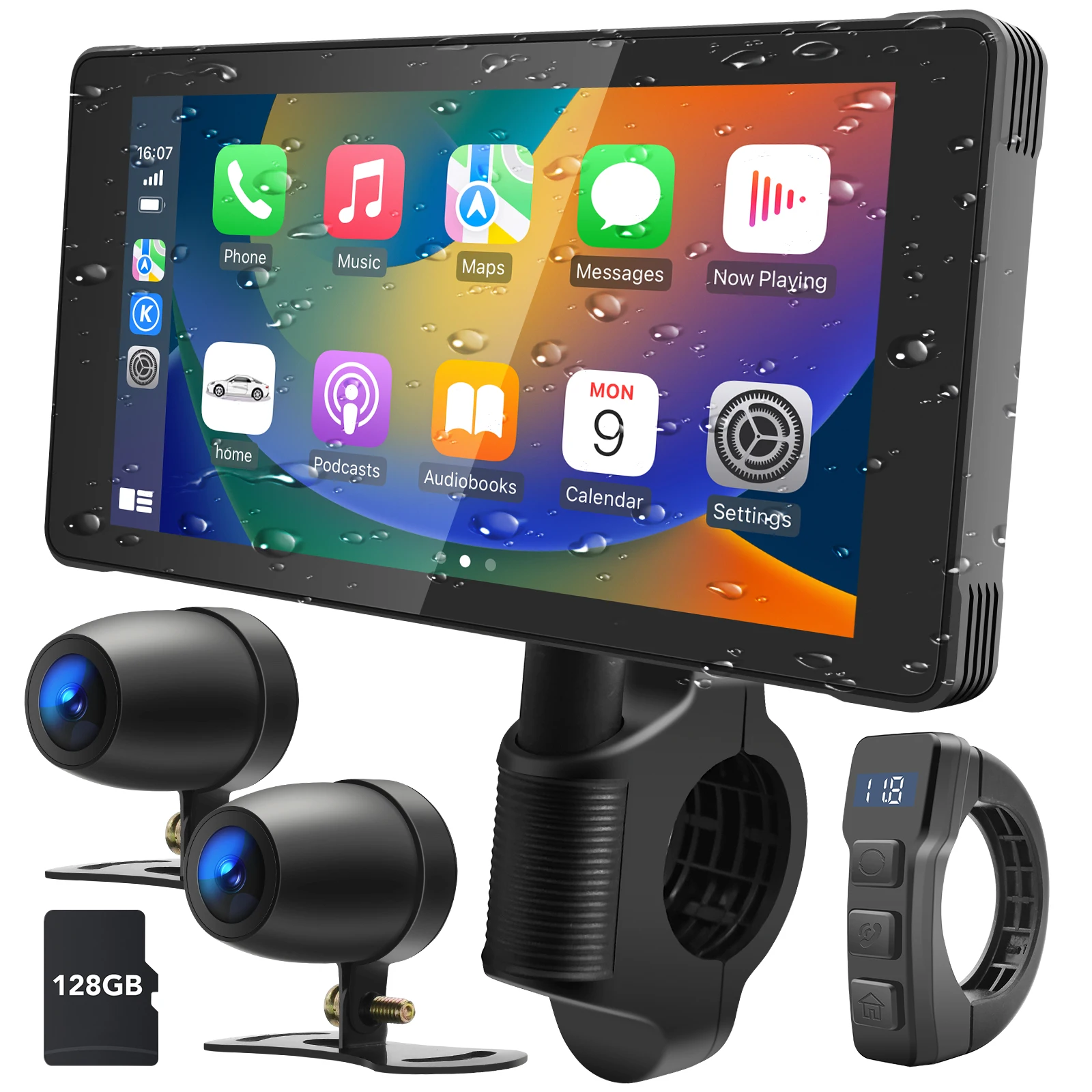 5,5-дюймовый портативный мотоциклетный навигационный экран