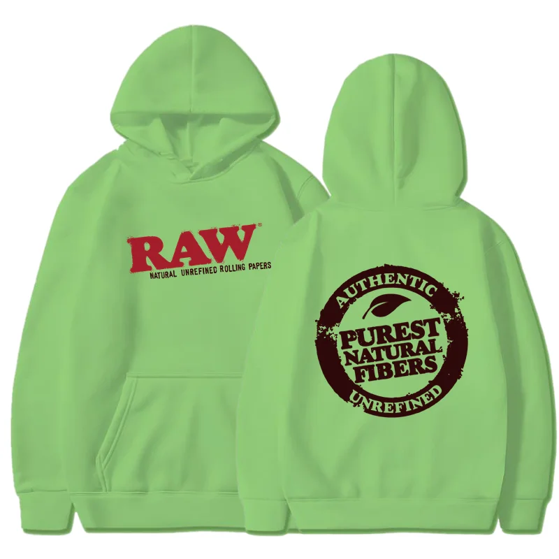 Raw модная толстовка с капюшоном - Фотография_5