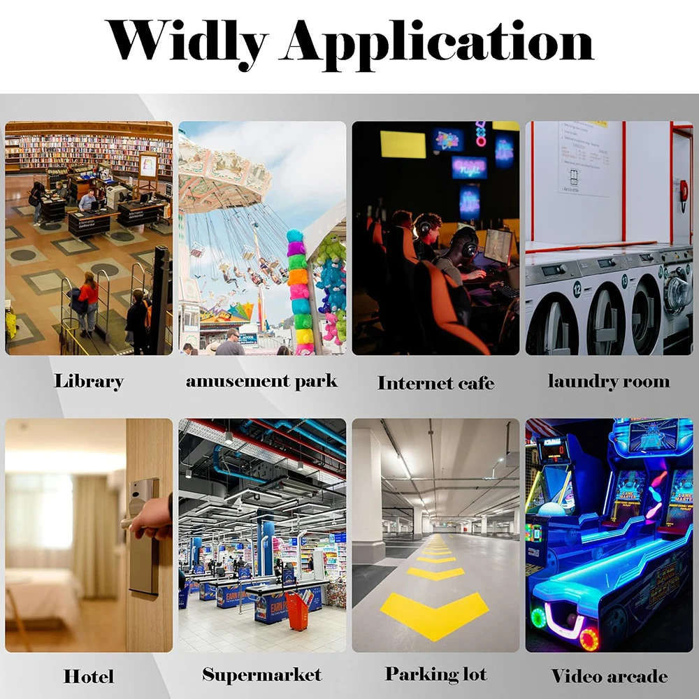 Rfid 13,56 мгц mifare 1k чип черный токен-брелки для контроля доступа 13 - Фотография_3