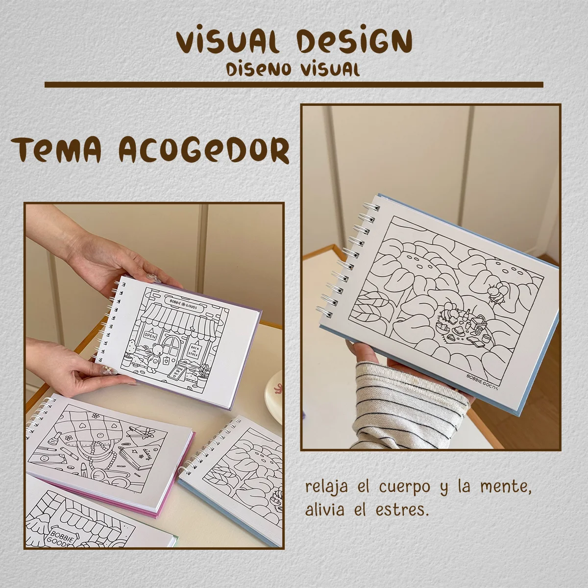 Симпатичная и уютная книжка-раскраска bobbie goods (2 шт - Фотография_4