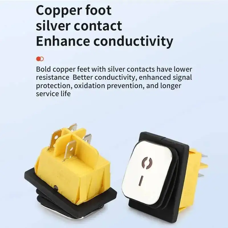 Водонепроницаемый кулисный переключатель мощности - Фотография_5