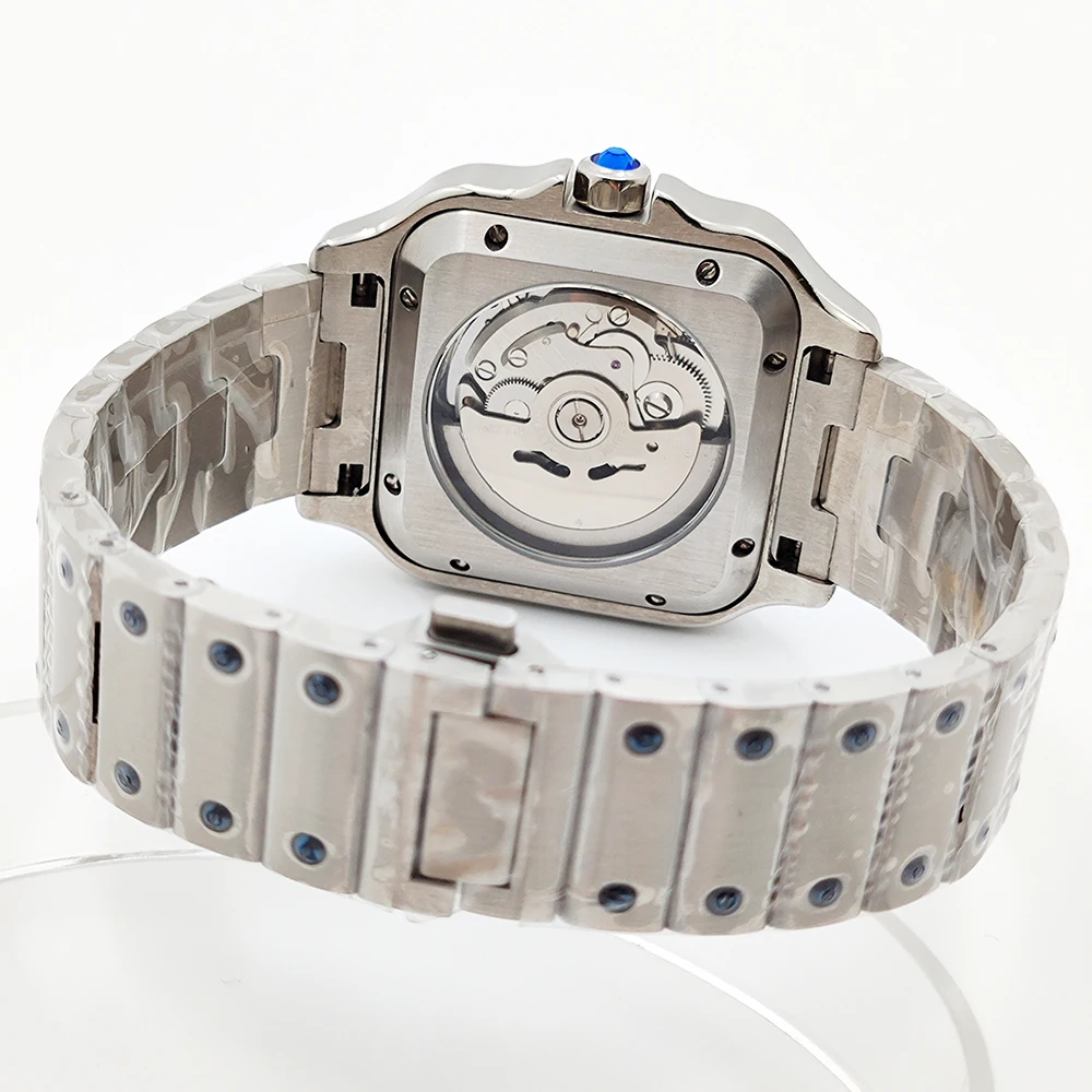 Часы nh35 квадратные мужские и женские часы - Фотография_6