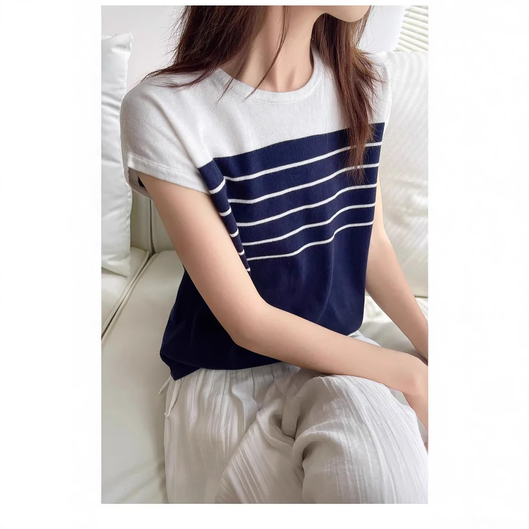 Модный и западный стиль ~ полосатая - Фотография_4