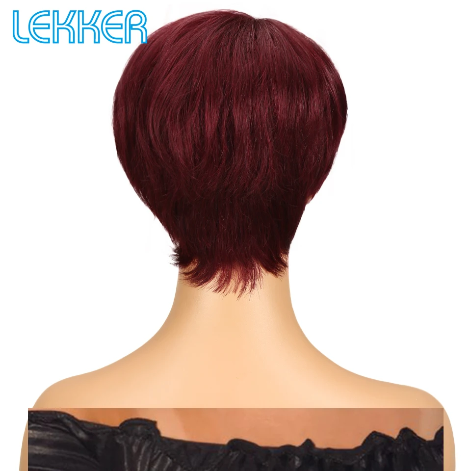 Lekker цветные короткие пикси стрижка - Фотография_5