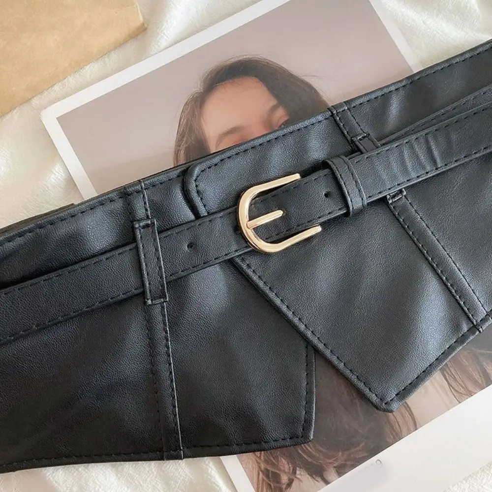 Модные регулируемые эластичные пояса из искусственной кожи - Фотография_2