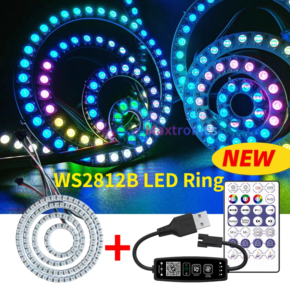 Ws2812b комплект светодиодных колец