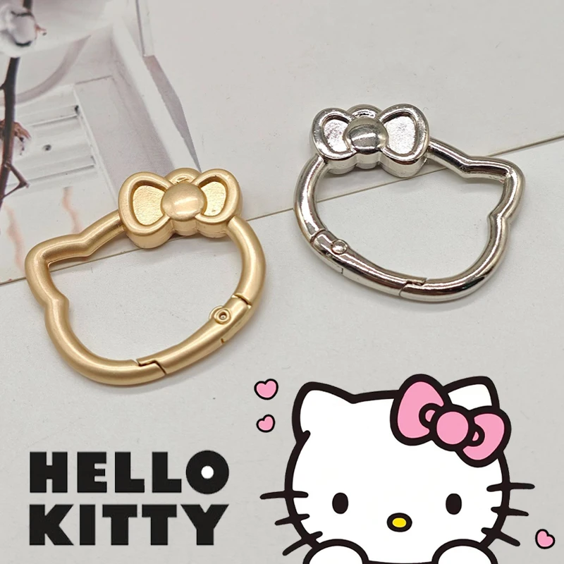 Металлический брелок для ключей в стиле аниме «hello kitty»