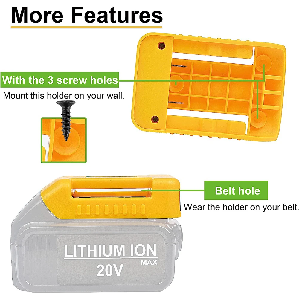 Usb-адаптер для зарядного устройства для dewalt 18 в 20 в - Фотография_4