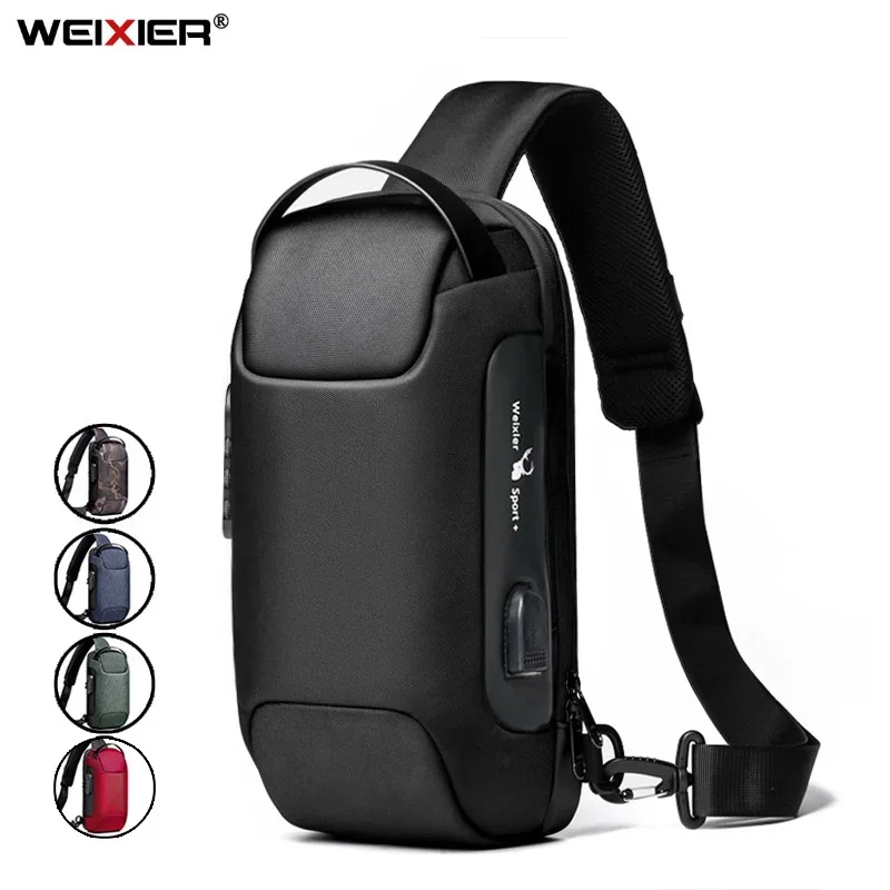 Мужская сумка через плечо weixier
