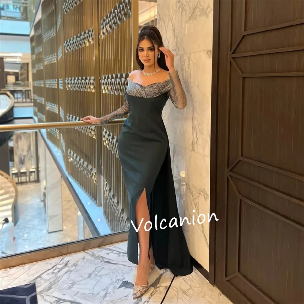 Платье миди со складками из джерси по индивидуальному заказу - Фотография_3