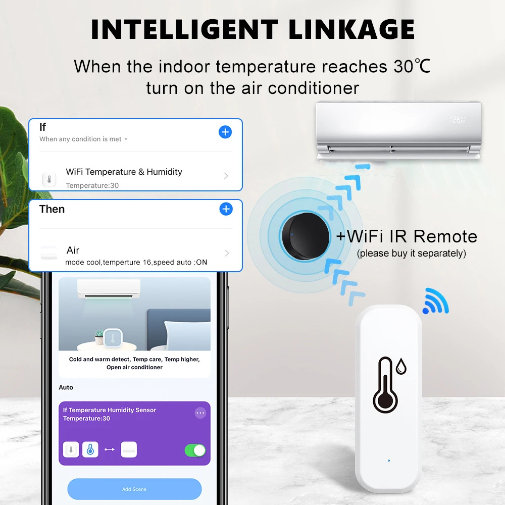Tuya smart wifi zigbee датчик температуры - Фотография_5