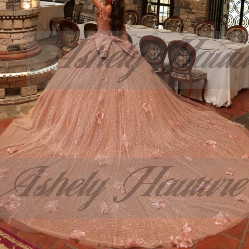 Платье quinceanera для девочек по индивидуальному заказу - Фотография_6