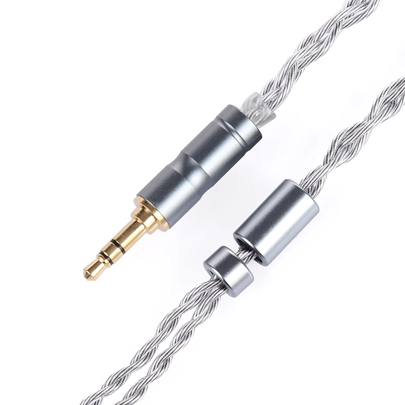 Посребренный кабель koceta sheild для ремонта iem - Фотография_5