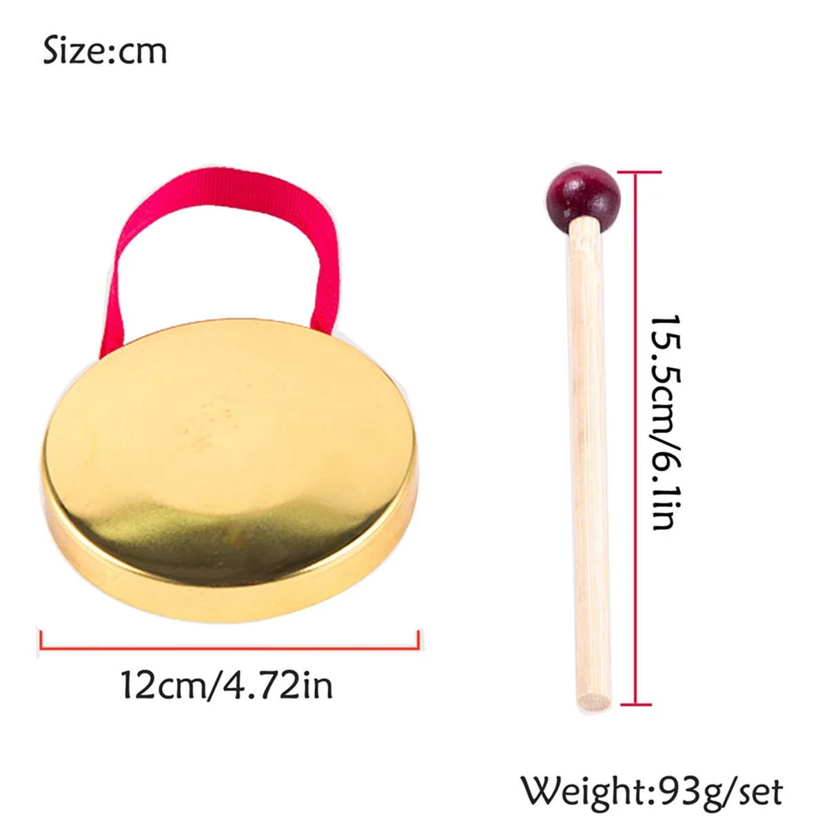 A71p 12 см ручной гонг ударный - Фотография_2